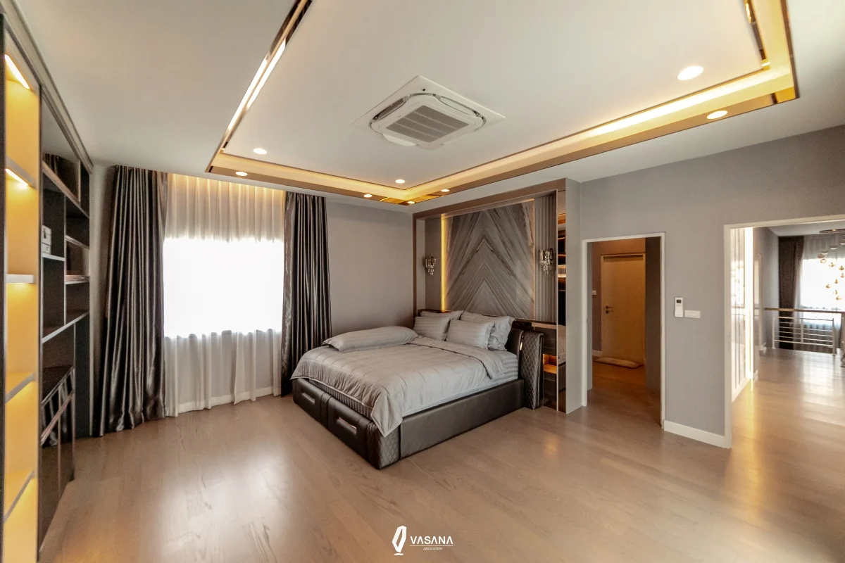 การจัดแสงตกแต่งภายในห้องนอน