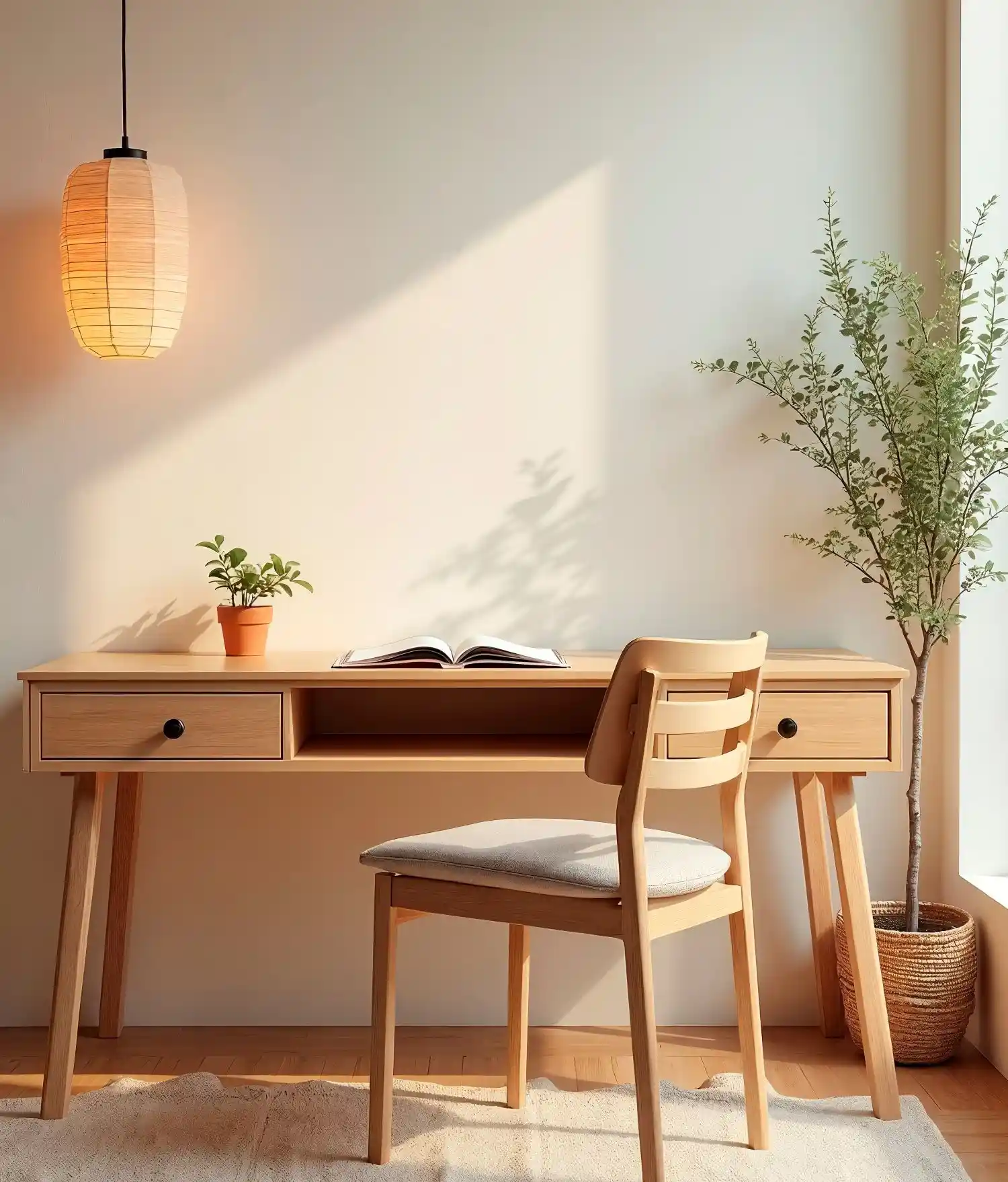 จัดห้องนั่งเล่นที่เข้ากับวัสดุธรรมชาติ