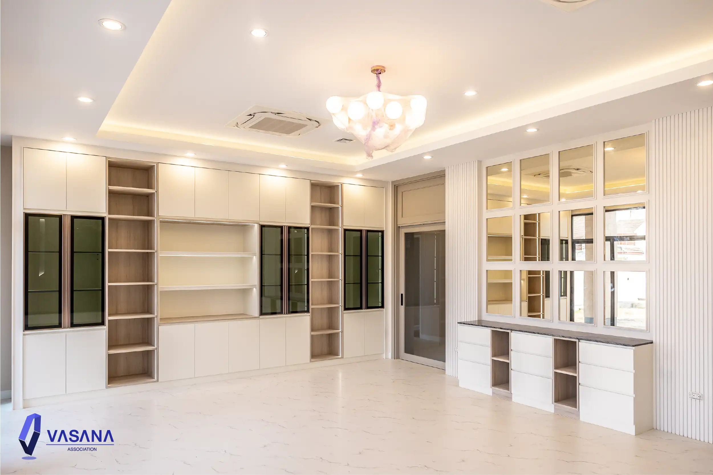 เฟอร์นิเจอร์ฟิตอินภายในบ้านดีไซน์เรียบหรู ติดตั้งพอดีกับพื้นที่ เพิ่มพื้นที่จัดเก็บ ใช้งานได้อย่างคุ้มค่า ช่วยให้ห้องดูเป็นระเบียบ สวยงาม และตอบโจทย์การตกแต่งภายในอย่างลงตัว